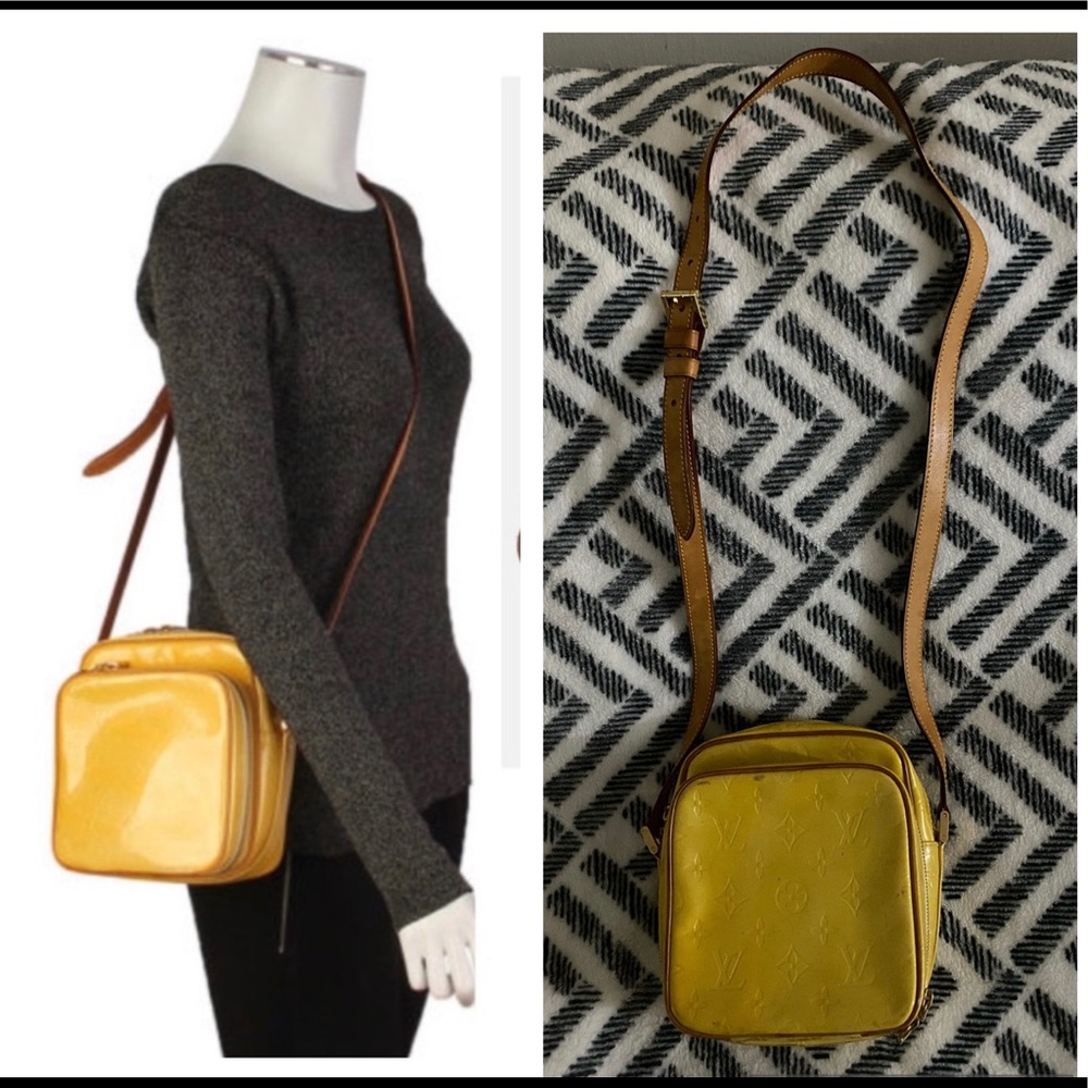 Louis Vuitton Crossbody Bag Yellow Monogram Summer